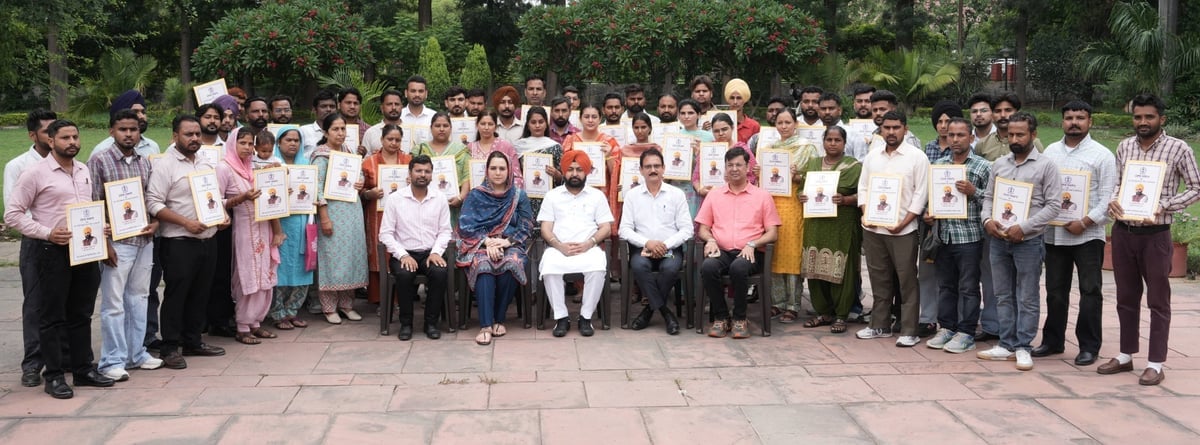 Punjab Govt Hands Appointment Letters to 52 Water Supply Department Recruits