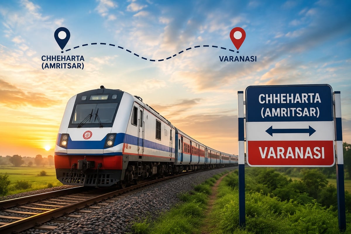 Railway Board Approves New Sant Ravidas Express Between Chheharta and Varanasi