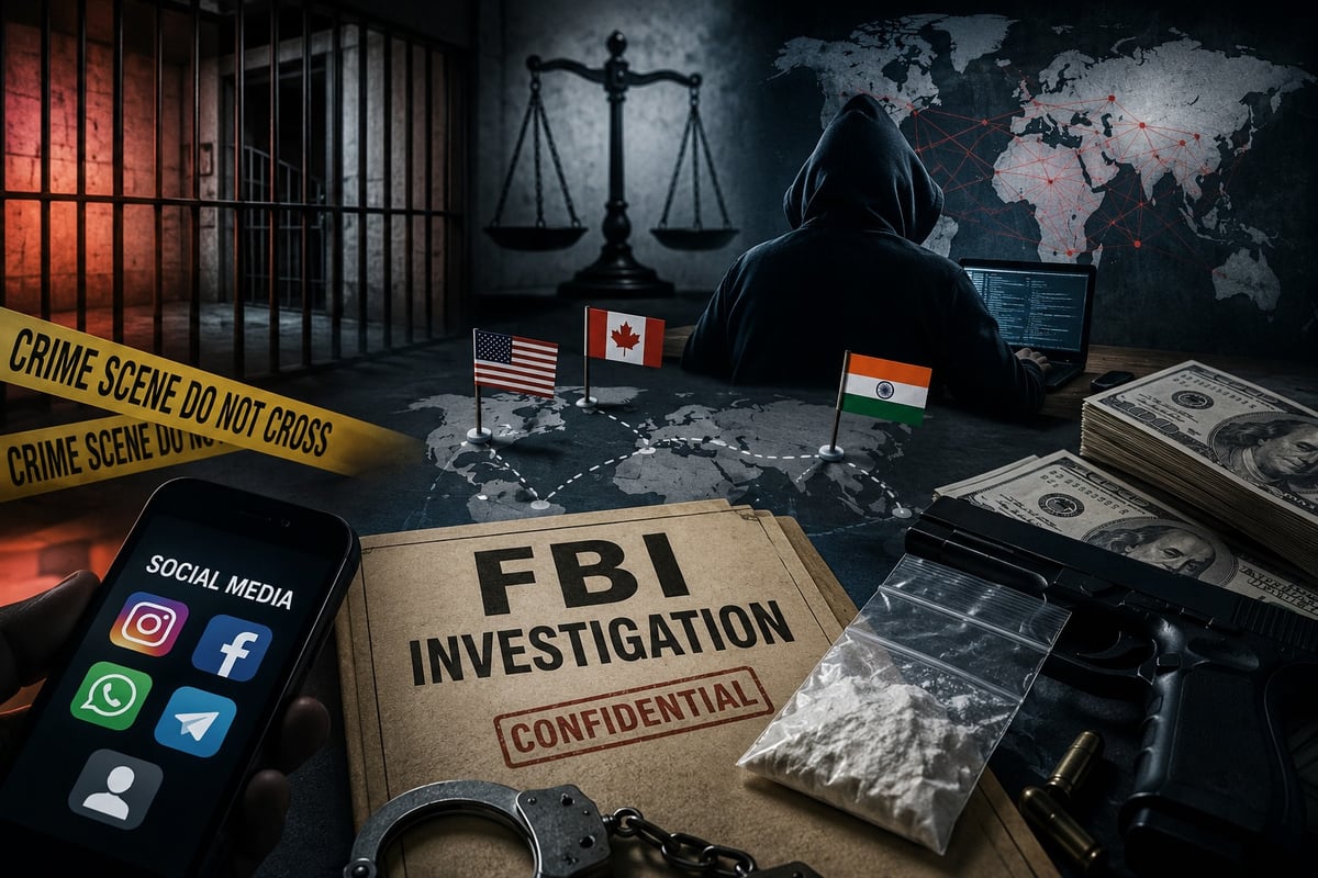 Lawrence Bishnoi–Jaggu Bhagwanpuria Network Under FBI Lens; U.S. Probe Alleges Recruitment of Minors, Drug Trafficking and Global Extortion