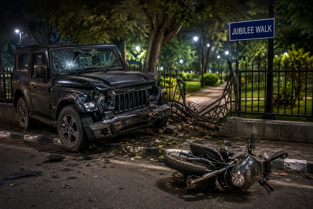 Speeding Thar Rams Into Motorcycle in Mohali, One Dead, Another Critically Injured