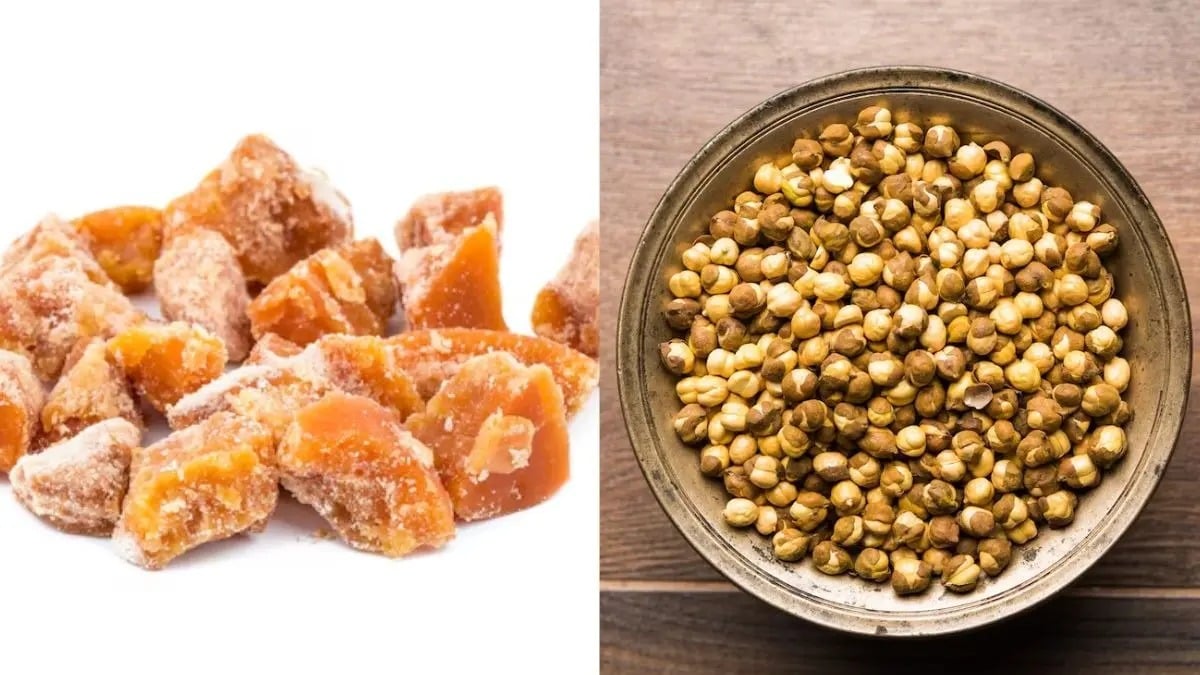 Jaggery and Roasted Chana: A Traditional Indian Superfood Combo Packed with Protein and Iron