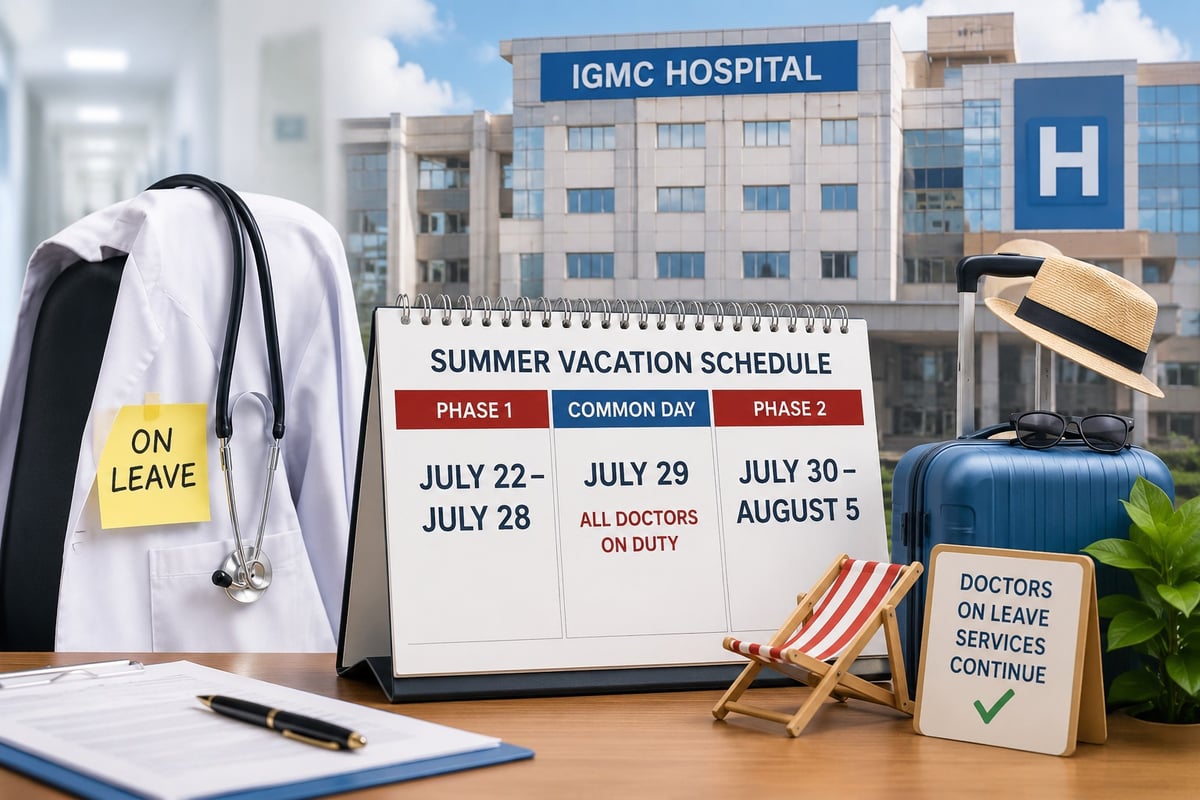 IGMC Chamiyana Summer Vacation Schedule Out: 131 Doctors to Be on Leave in First Phase