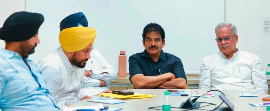 Punjab Congress Steps Up Poll Preparations; K.C. Venugopal Set to Meet Channi Camp Again, Another Meeting Likely in Delhi