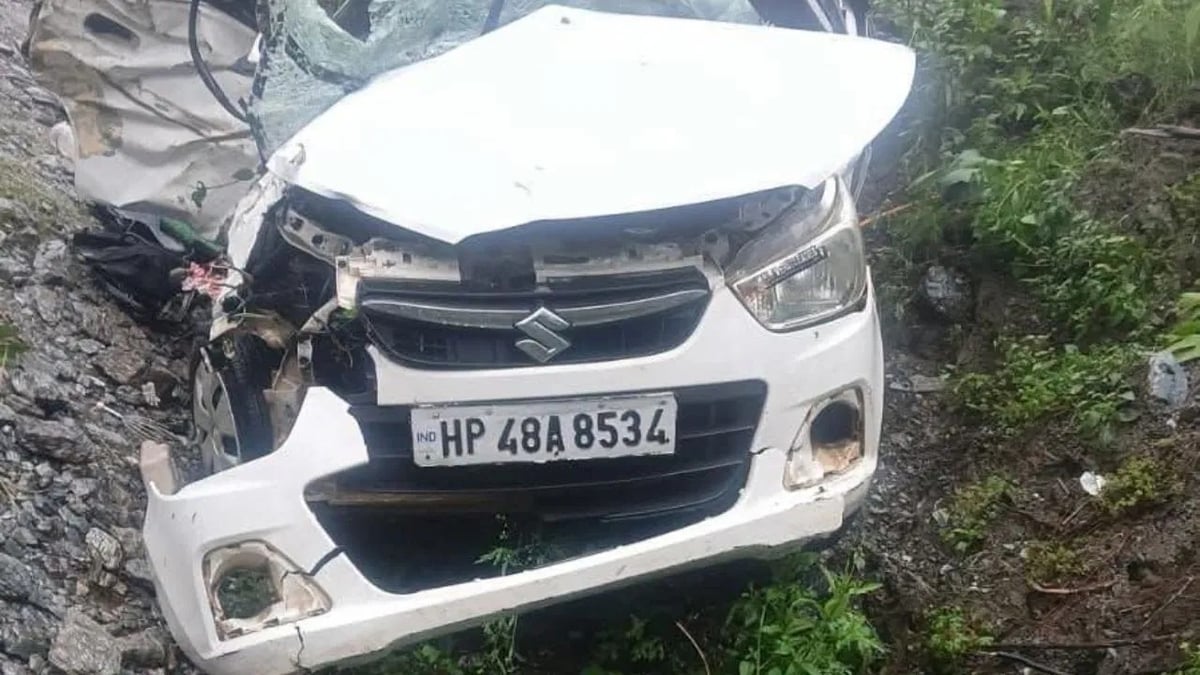 Car Plunges Into Gorge in Himachal Pradesh’s Chamba; Five of a Family Killed 