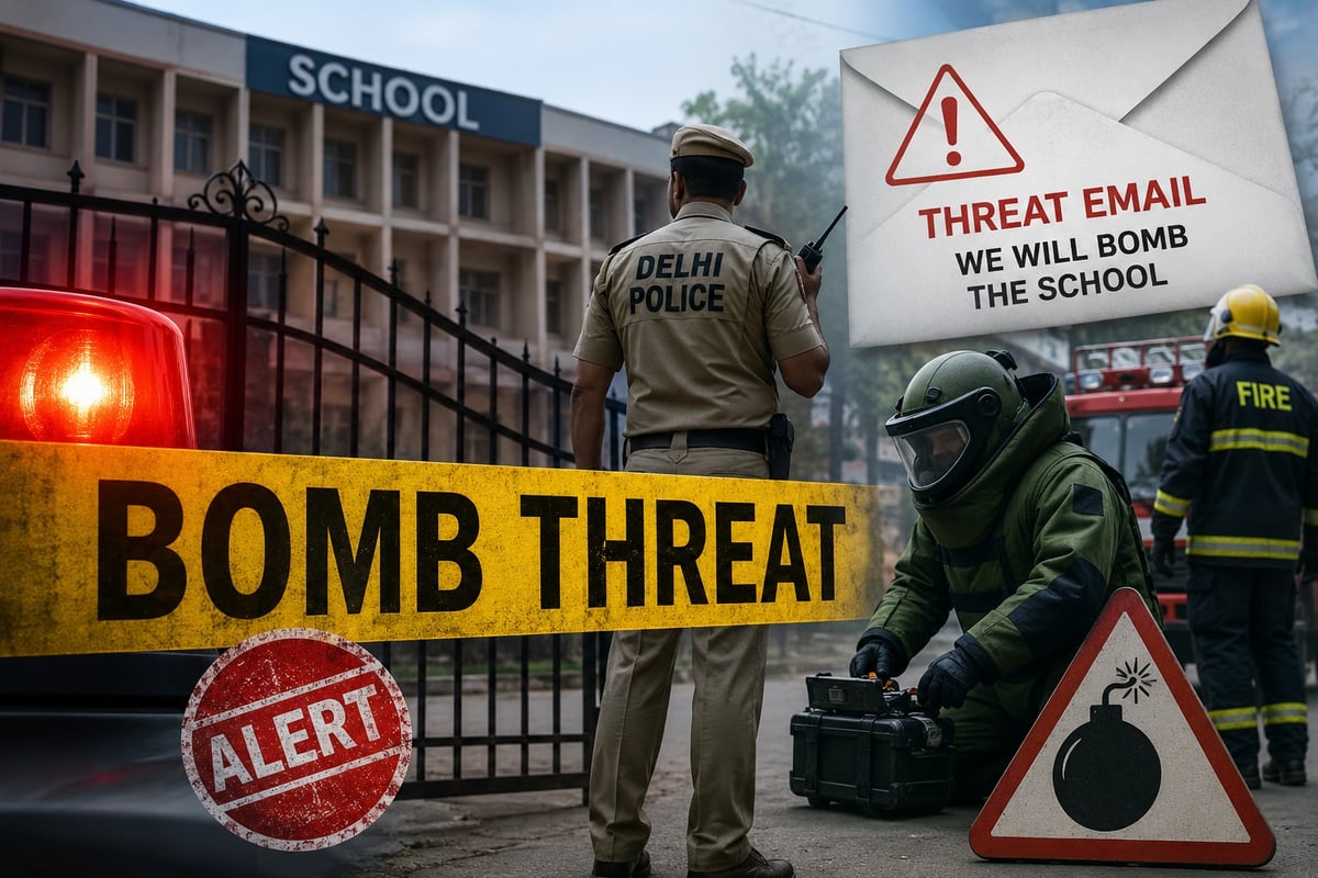 Bomb threat emails trigger panic in Delhi Schools; Security sweep underway