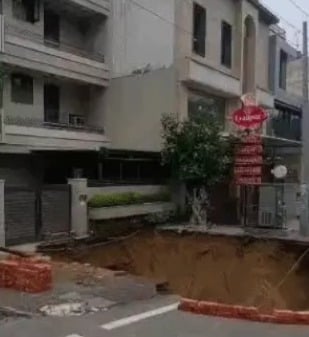 Heavy rain hits Ludhiana, Jalandhar and Mohali; Road cave-in and wall collapse