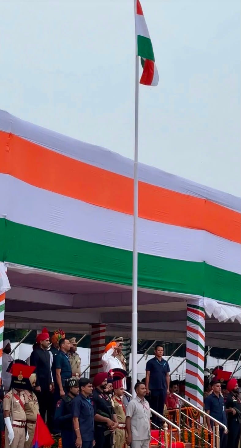 Chandigarh administrator Gulab Chand Kataria hoists Tricolour, Says 70,000 drug traffickers sent to jail
