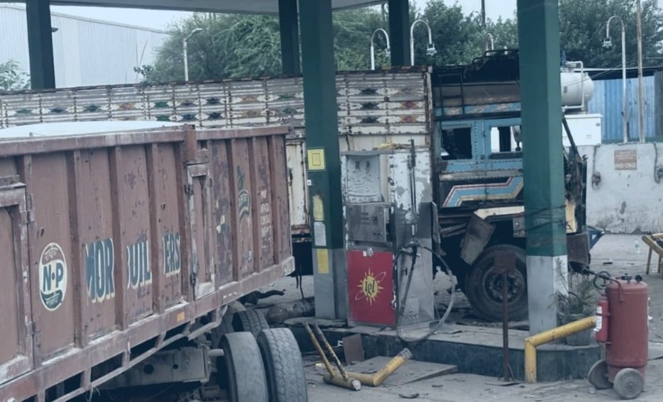 CNG station blast near Tikri Kalan metro station case: police file FIR against unknown persons