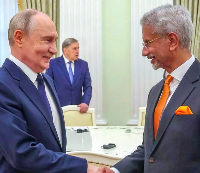 Jaishankar meets Putin in Moscow, delivers PM Modi’s personal message