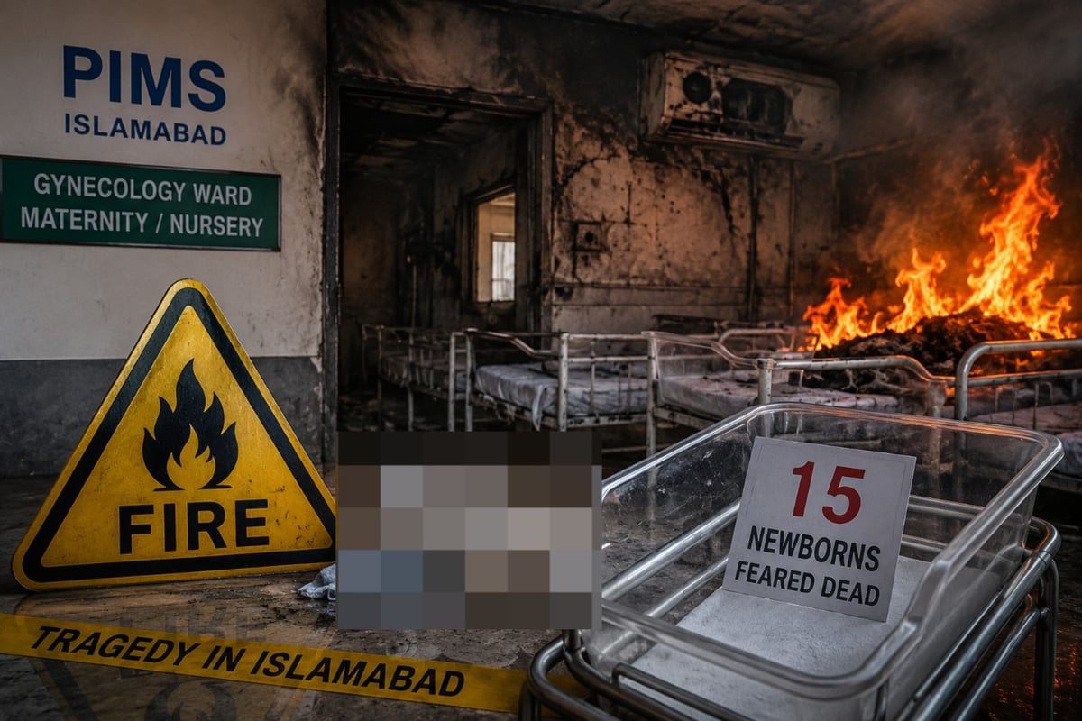 Fire breaks out in Islamabad government hospital, 15 newborns feared dead