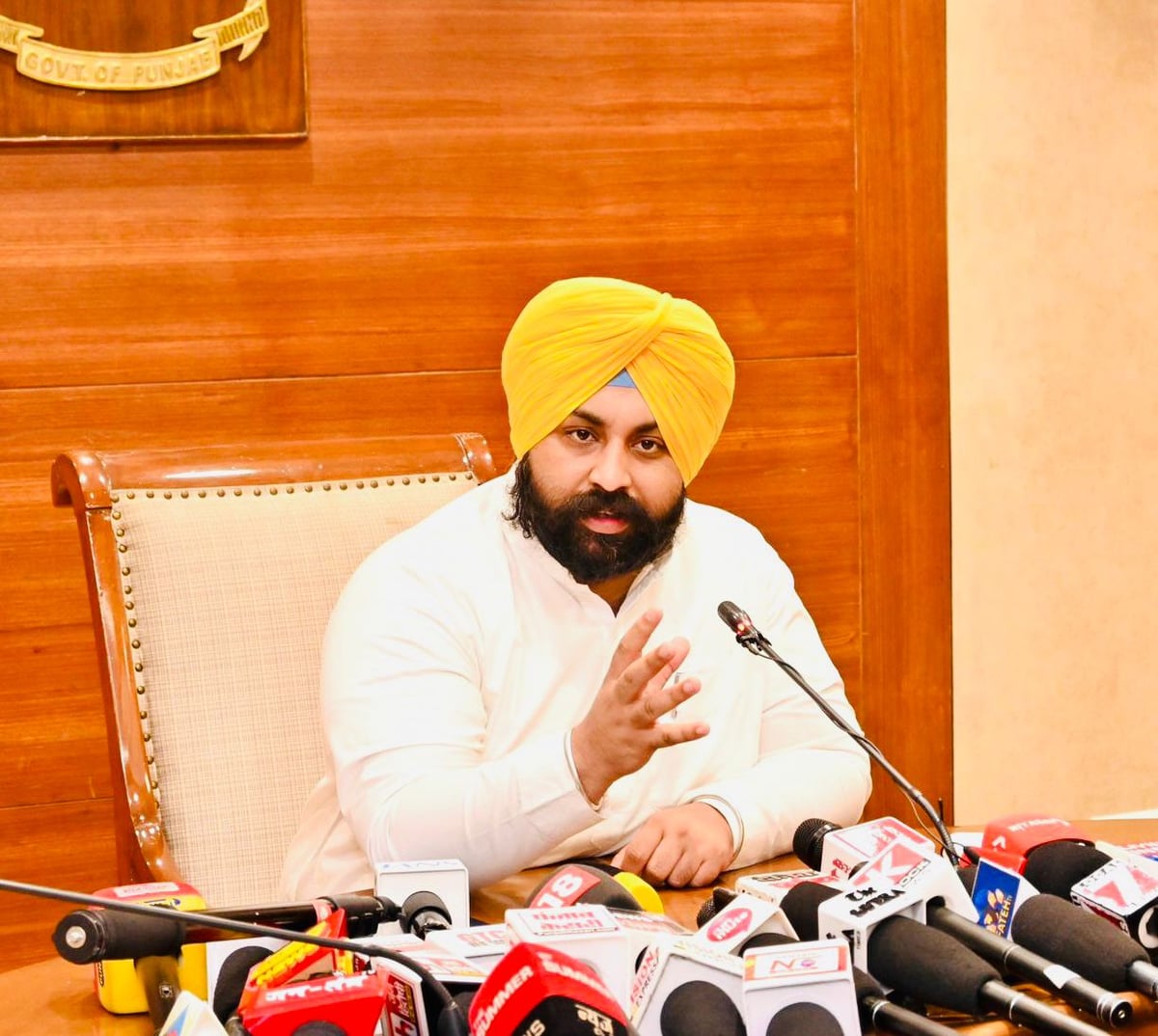 Harjot Singh Bains launches 10-day cleanliness drive across Punjab