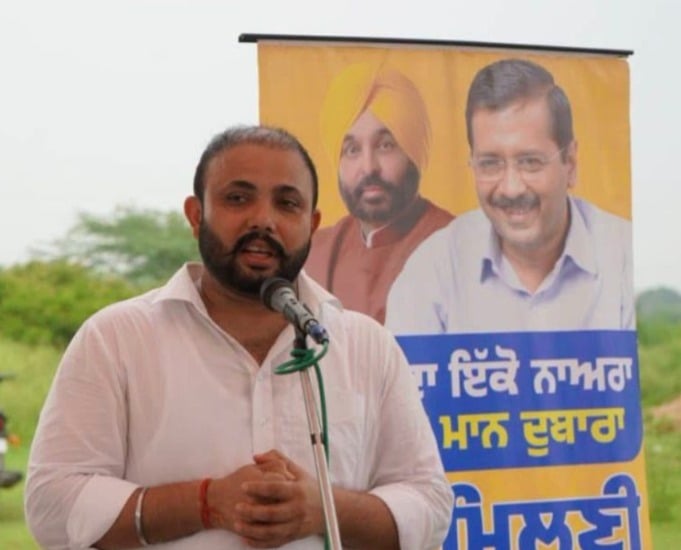 AAP appoints Parminder Singh Goldy as Kharar constituency in-charge
