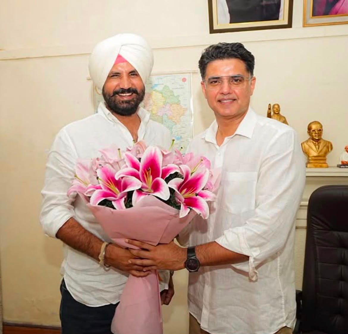 Raja Warring meets Sachin Pilot in Delhi, Punjab poll strategy discussed