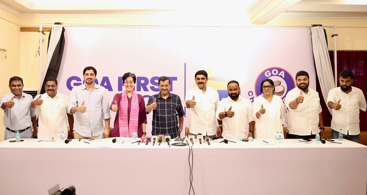 Kejriwal Announces AAP-GFP Alliance in Goa, Says ‘Goa First’ Will Be a Strong Alternative to BJP-Congress