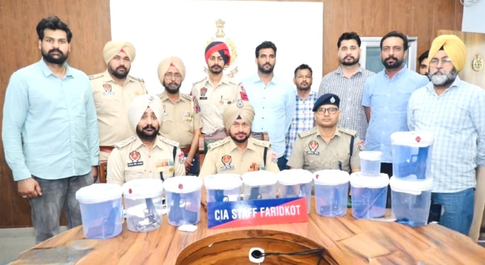 Faridkot police arrest two with 10 illegal pistols; bust international arms smuggling network