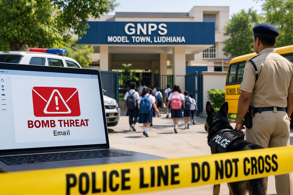 Bomb scare hits Ludhiana school, students safely evacuated