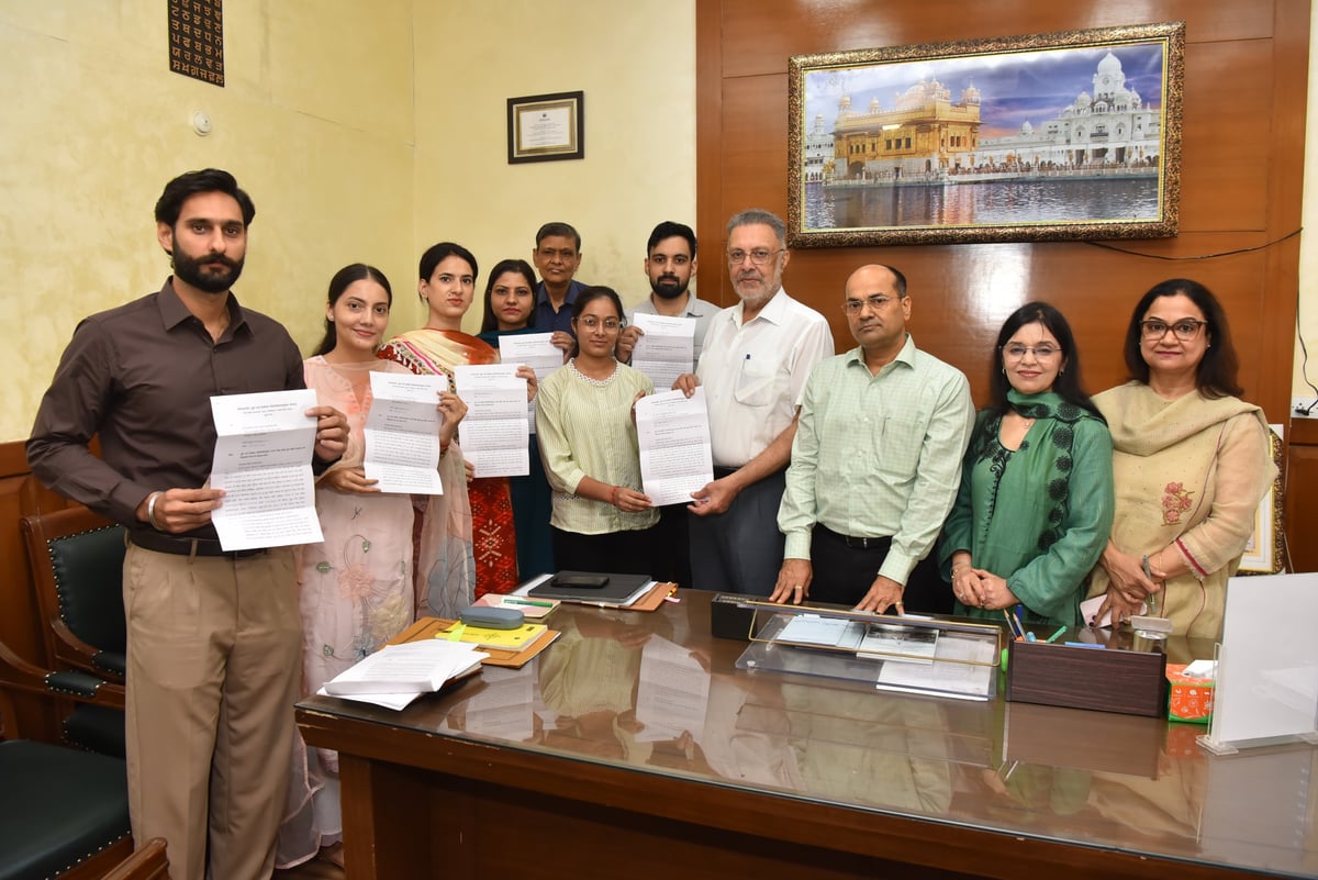 Dr Balbir Singh hands over appointment letters to six new food safety officers in Punjab