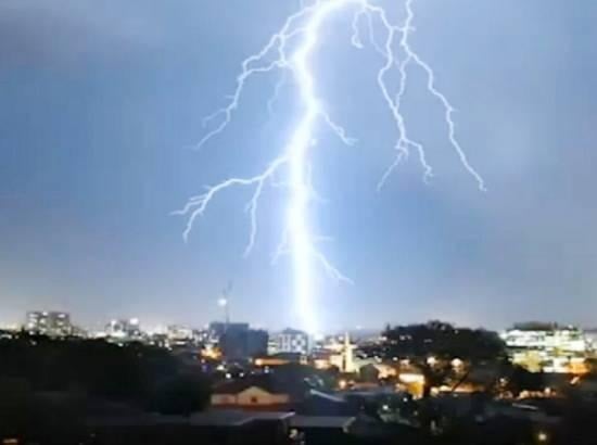 Lightning Strike Rips Through Punjab House Roof, Family of Six Narrowly Escapes Major Tragedy