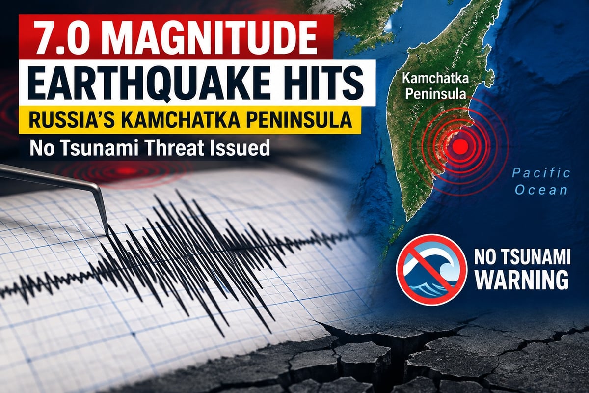 Magnitude 7.0 earthquake jolts Russia’s Kamchatka Peninsula
