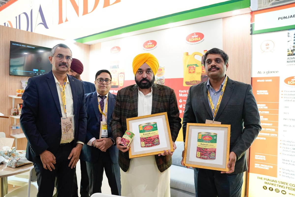 Punjab’s White Chickpeas and Rajma Go Global as CM Bhagwant Mann Launches New SOHNA Products in Paris