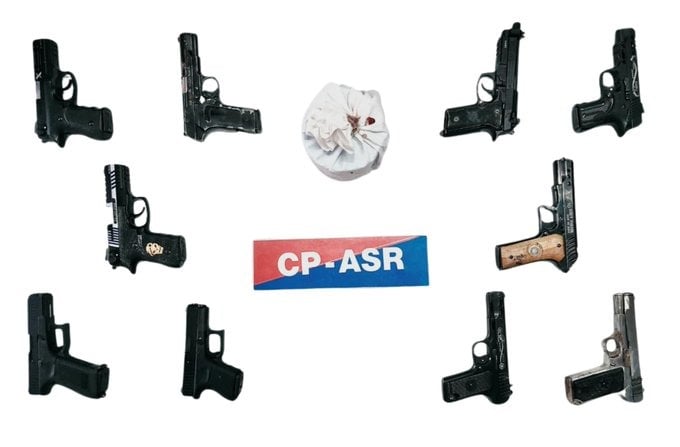 Amritsar Police bust arms and drug network, arrest three with 10 pistols and 1.022 kg heroin