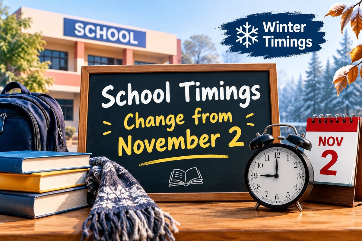 Punjab, Chandigarh schools to follow new timings from November 2