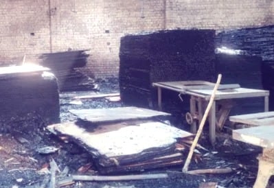 Massive fire erupts at Furniture warehouse in Bhiwani’s New Bazaar; goods worth lakhs destroyed